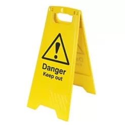 Danger Keep Out A-Frame Safety Sign 600 x 290mm