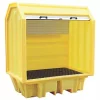 BP2HCS 230Ltr Covered Bund Pallet 990 x 1490 x 1690mm 1 BP2HCS 230Ltr Covered Bund Pallet 990 x 1490 x 1690mm -Spill Safe Shop 207HJ P