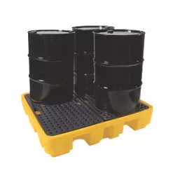 Lubetech Prestige 4-Drum Spill Pallet 4 x 205Ltr Drums