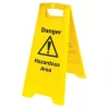 Danger Hazardous Area A-Frame Safety Sign 680 x 300mm -Spill Safe Shop 50178 P