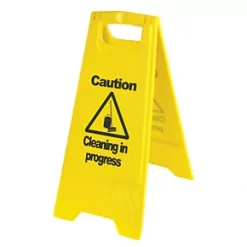 Caution Cleaning in Progress A-Frame Safety Sign 600 x 290mm